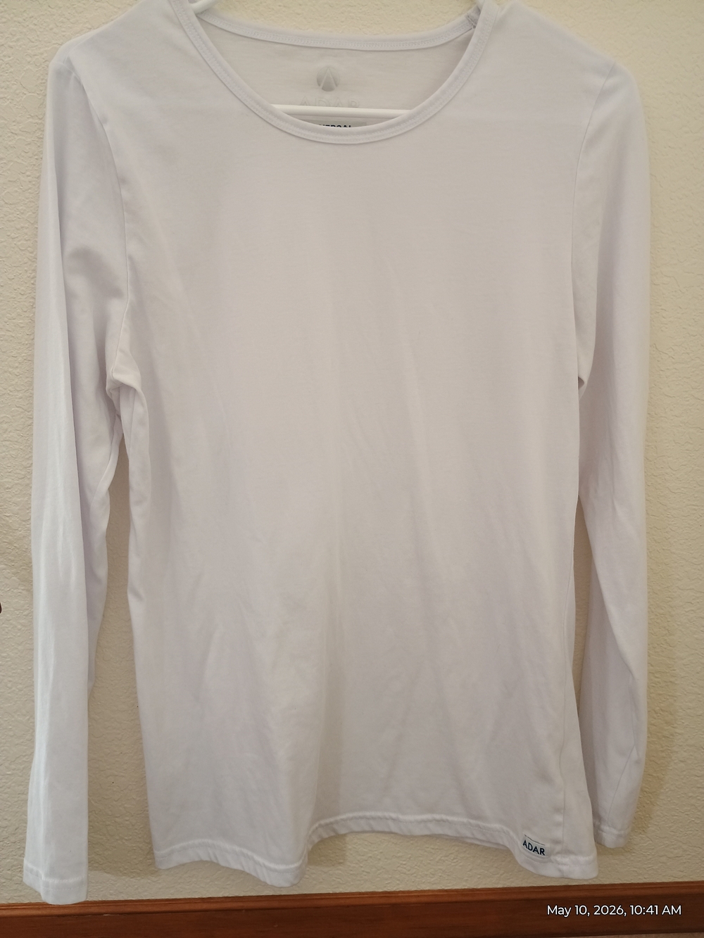 ADAR White Long Sleeve Top